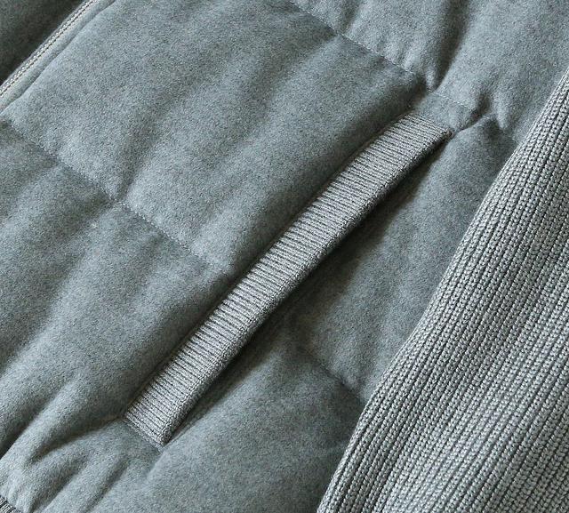 爆款推荐 新款杰尼亚羊毛羽绒服， 内里填充95白鸭绒