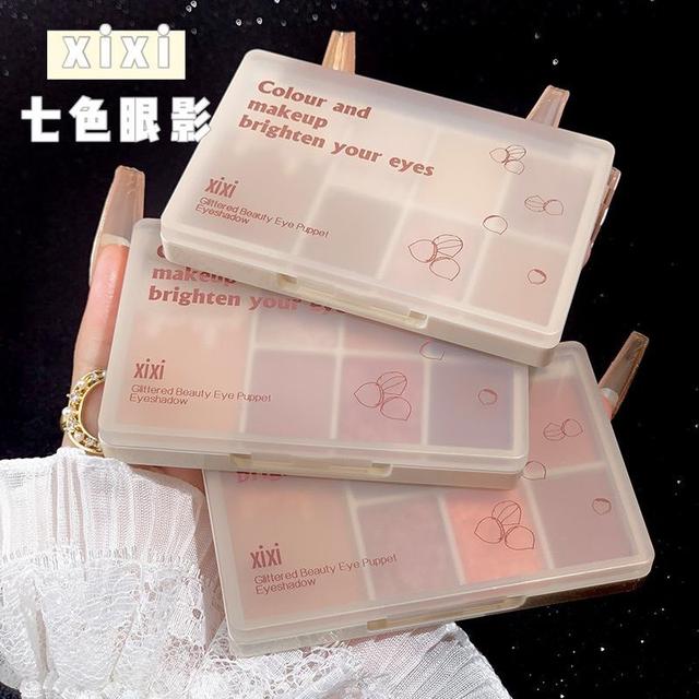 XIXI柔光煥彩七色眼影盤(預購)