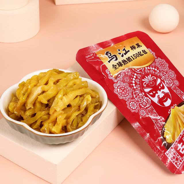 烏江涪陵榨菜（純素）台灣總代理-古壇（醬香口味- 15gx15小包/袋)