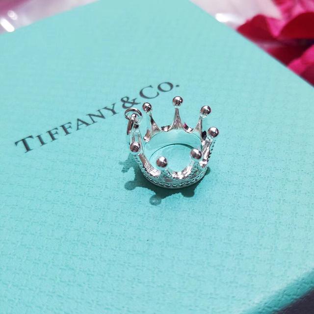 蒂芙尼TIFFANY 皇冠👑素银银项链