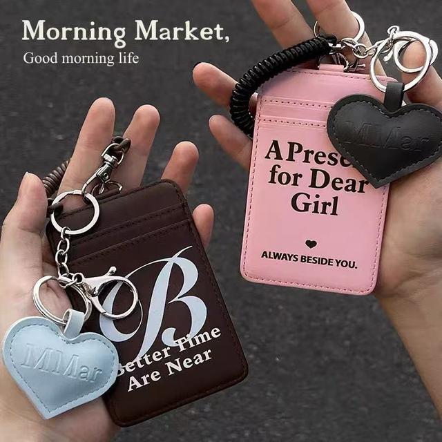Morning Market原創皮質愛心工作卡卡套(預購)