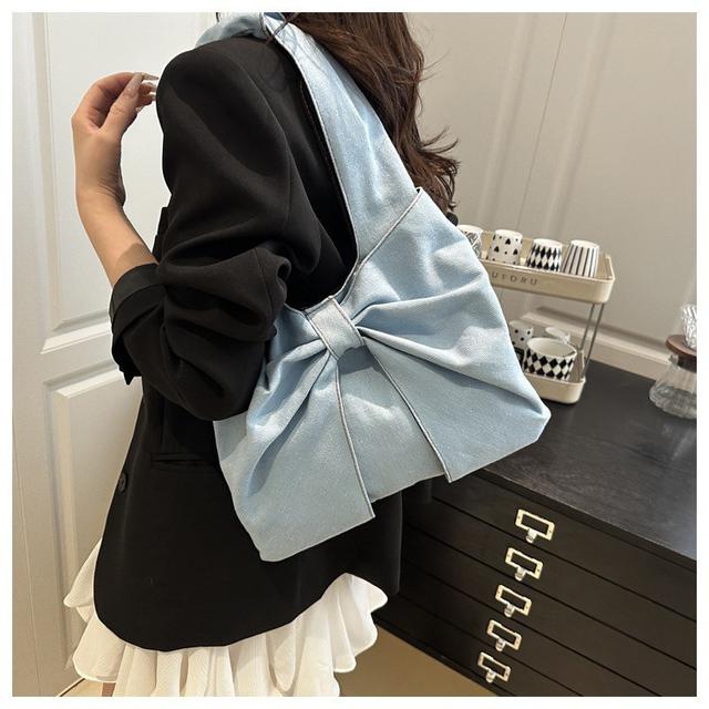 【預購商品】【0710結單】【批發】優雅出街必備✨蝴蝶結牛仔包 250708-03