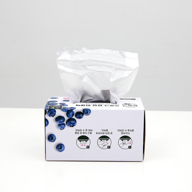 韓國 波浪防漏食品保鮮袋 17x25cm 100入