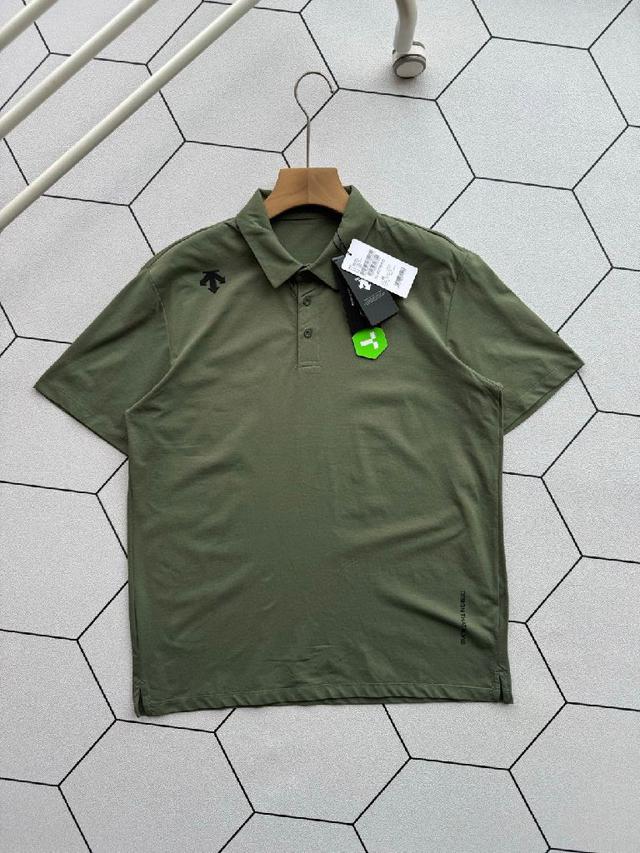 迪桑特Descente 透气速干硅胶polo短袖！