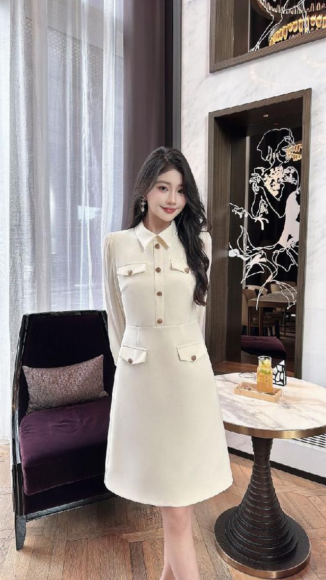 黑色/杏色M-3XL ――2024秋冬新款小香风时尚拼接