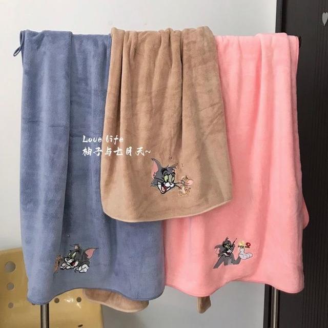 新款湯姆貓傑利鼠加厚浴巾組(預購)