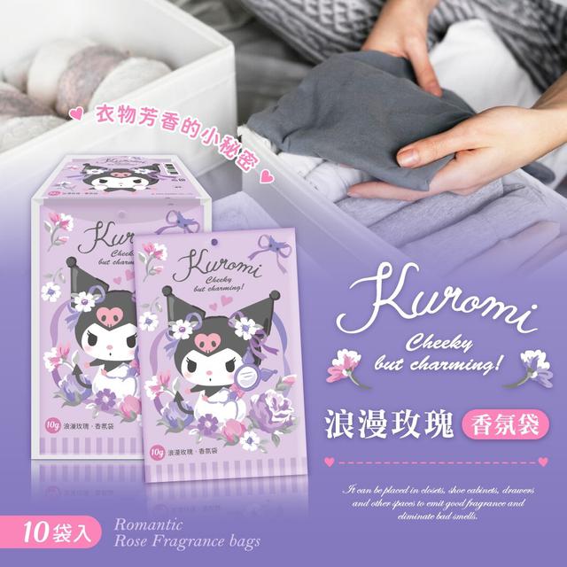 【預購商品】【0528結單】【批發】酷洛米KUROMI-浪漫玫瑰香氛袋 240526-20