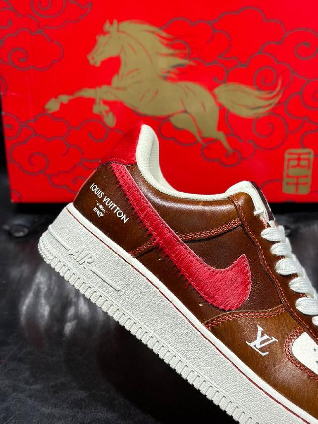 空军一号 防滑耐磨 低帮 板鞋 男女同款 马到功成 迎新 限定款