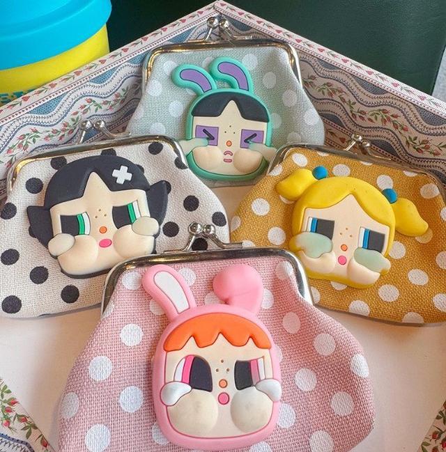 【預購商品】【0528結單】【批發】哭娃波點搭扣零錢包4入 250525-37