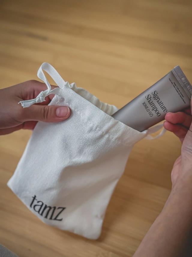 (02/22晚上6點收單)Tamz 經典修護洗髮精 30ml+潤髮乳30ml+收納袋