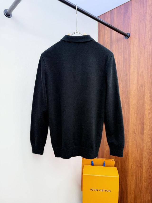 秋冬经典翻领羊毛衫，全品相！！！羊毛混纺面料