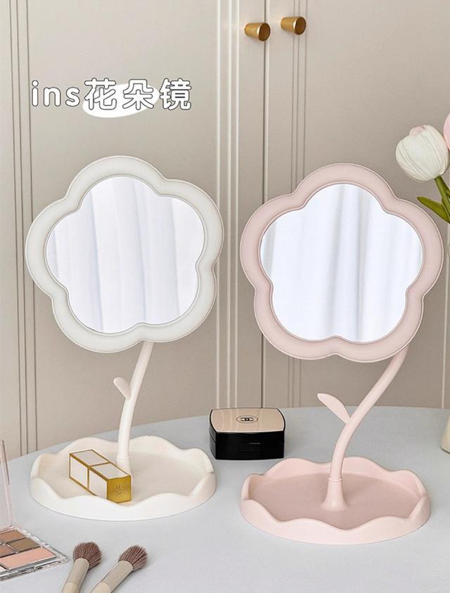 ins花朵造型化妝鏡(預購)