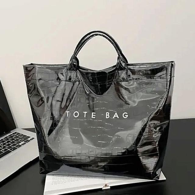 日本 TOTE BAG PVC防水手提包（鱷魚紋）#12/05