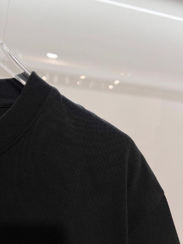 梭织老花口袋 后背定制logo章 男女同款 短袖t恤