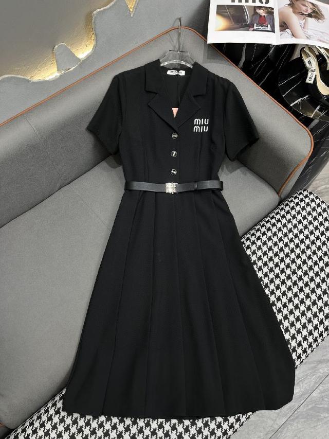 Dio*/24SS夏季新款短款衬衫➕压褶半裙套装