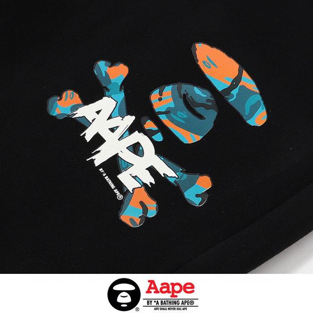 0940毛圈薄款 940加绒厚款 猿人头AAPE宽松 休闲卫裤运动长裤 M L XL XXL