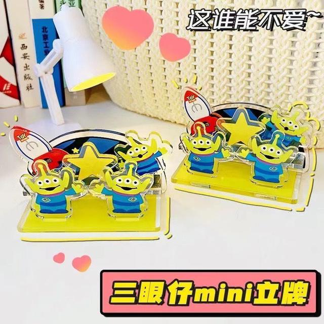 創意可愛三眼怪立牌小擺件(預購)