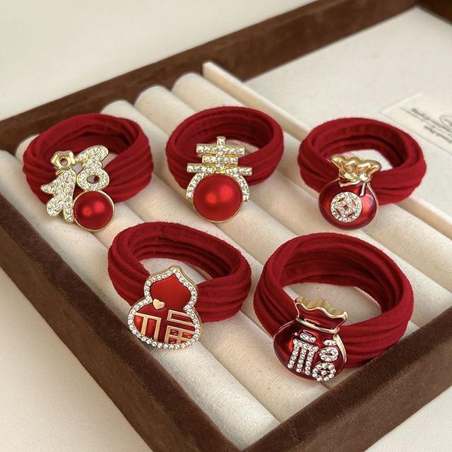 新款本命年紅福袋髮圈(預購)