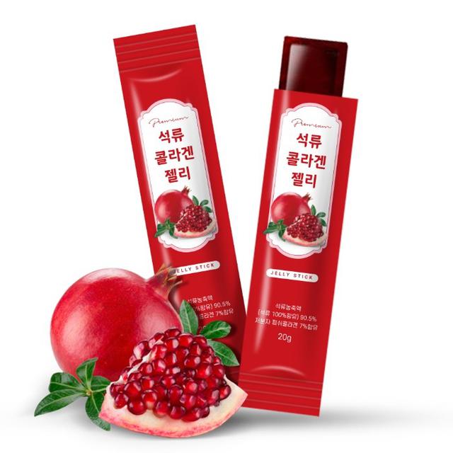 韓國The Natural 90.5%紅石榴膠原蛋白果凍條-20gX10條#05/03