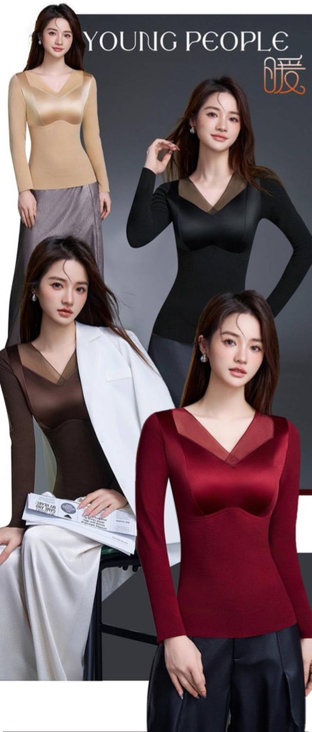 預購 貴婦性感緞面保暖衣-12/17號中午12點結單