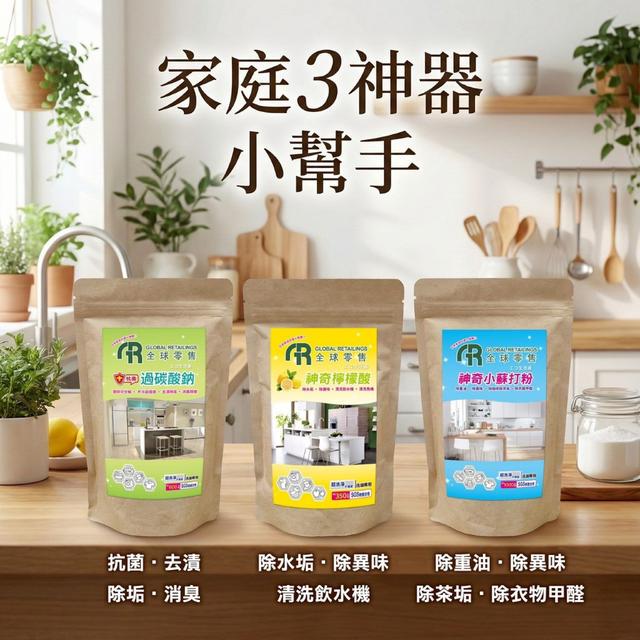 【預購商品】【0130結單】【批發】GR 居家清潔3神器 260128-18