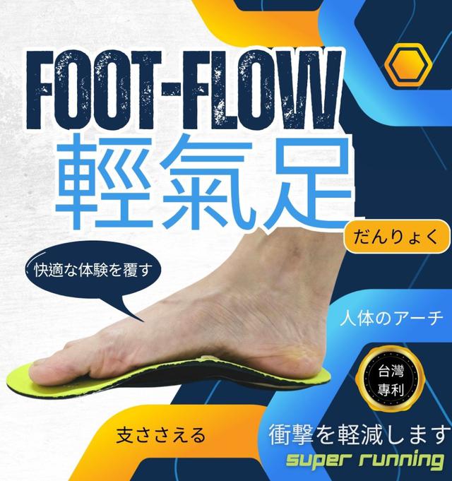 【預購商品】【1129結單】【批發】FOOT-FLOW輕氣足 專利雙氣流足弓抗菌鞋墊