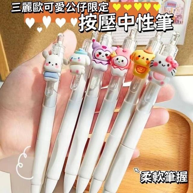 【預購商品】【0427結單】【批發】三麗歐-可愛公仔限定按壓中性6入 240425-12