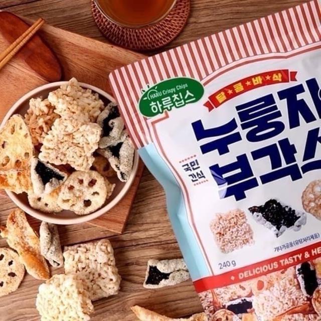 韓國 Haru Crispy Chips 鍋巴綜合米果240g【3種口味可選】-9/30下午3點收單