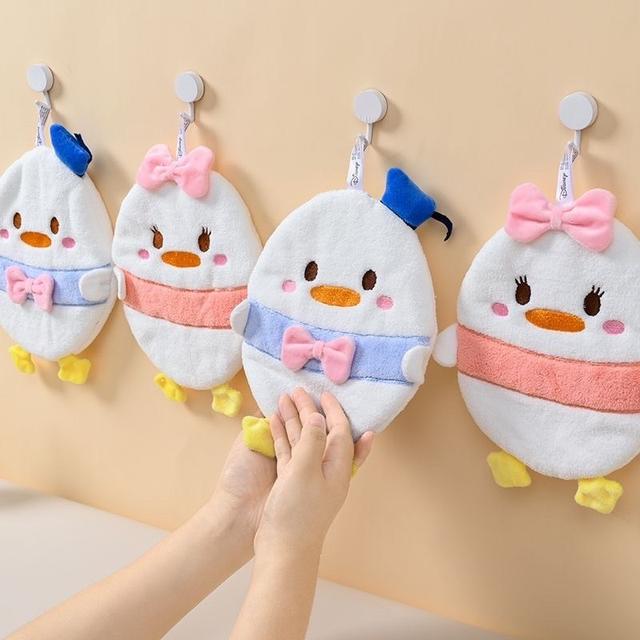 可愛迪士尼唐老鴨珊瑚絨擦手巾(預購)