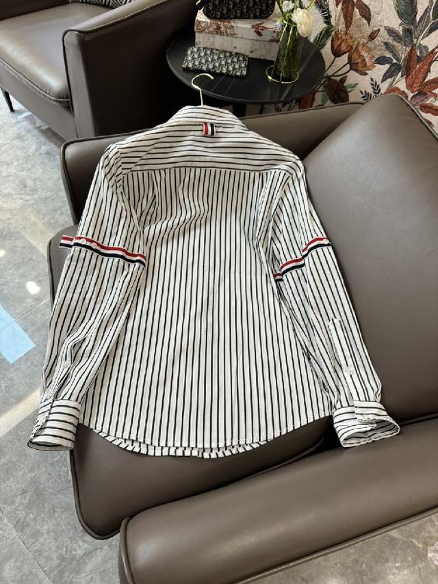 TB 条纹款 三条杠 长袖衬衫 条纹 SML