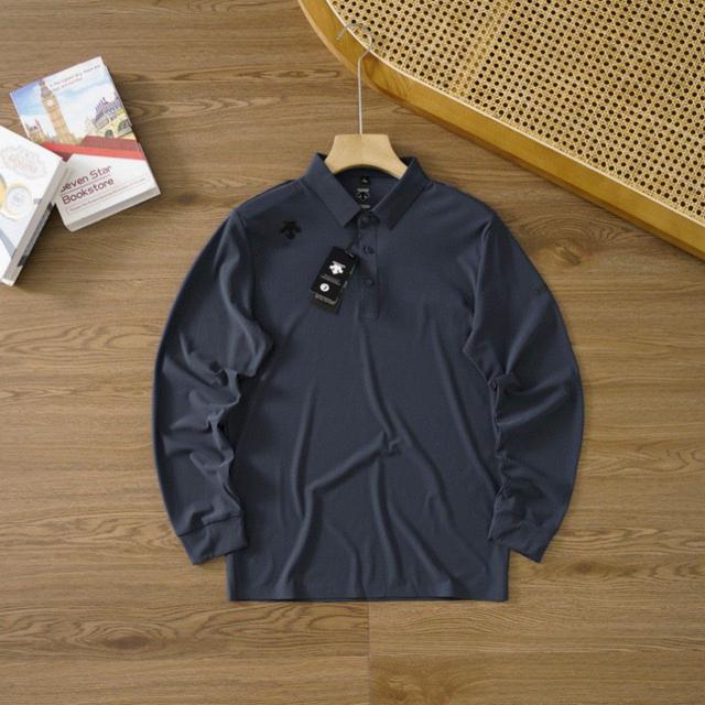 DESCENTE迪桑特科技面料男子休闲圆运动圆领短袖