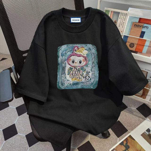 【預購商品】【0918結單】【批發】卡通冰藍拉布布 冰柔純棉T 250914-35