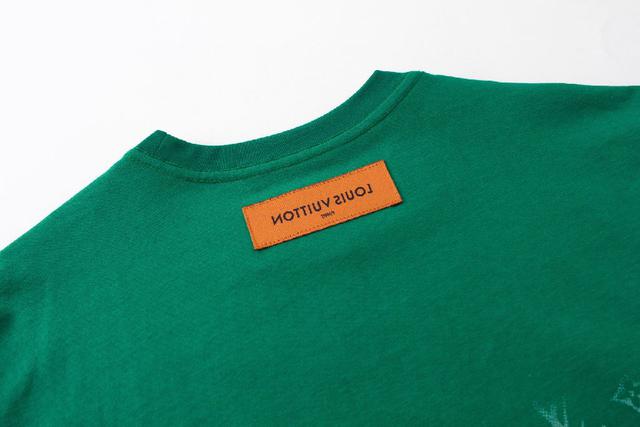 字母老花凹凸进口压胶夏日情侣款短袖T恤 2024夏季渠道限定款