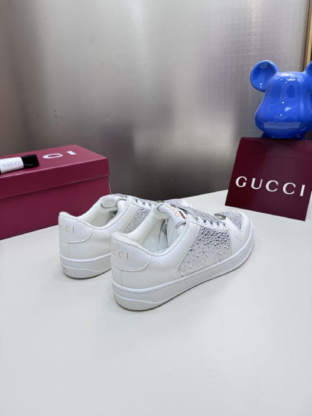 原版开发代购级别版本……金属双G水晶圆柱形标……Gucci原版纹织带