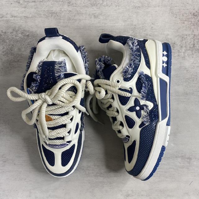 顶级版本 Louis Vuitton 23ss SK8贴钻面包滑板鞋 从名字上