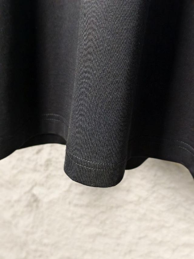 巴黎新款前面以place des vosges直喷印花短袖T恤