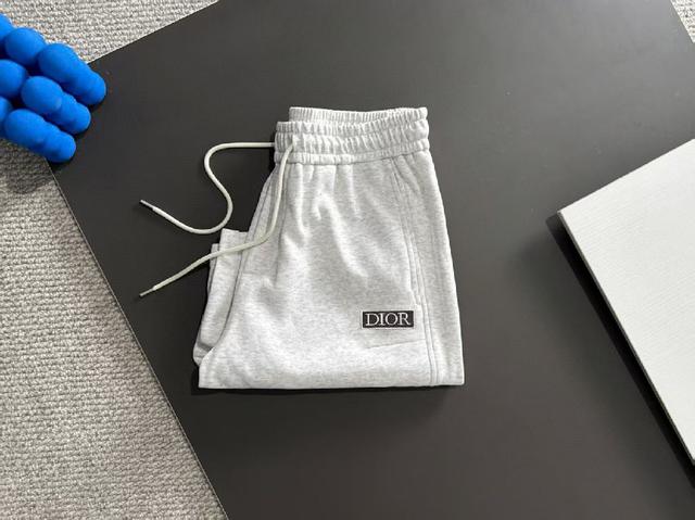 DIOR 迪奥 2025春夏新款高定松紧带休闲净色宽松