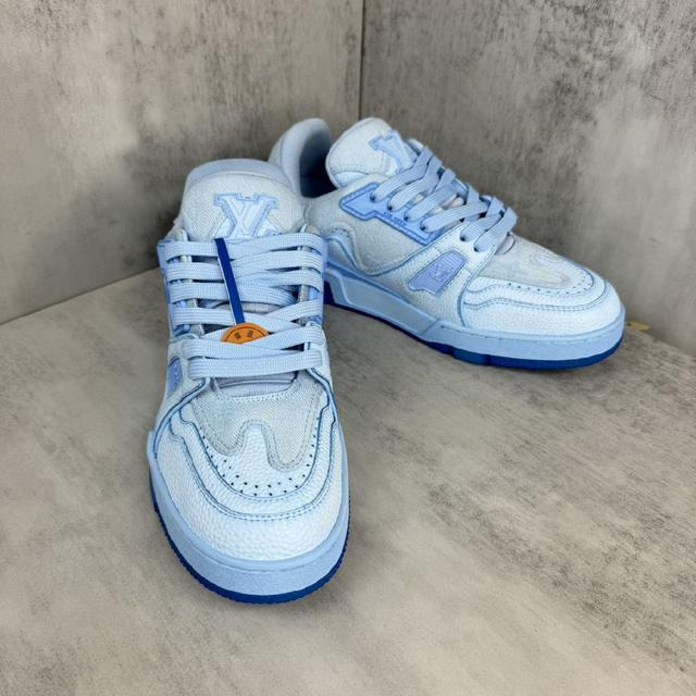 Louis*Vuitto* LV Trainer 水染系列 最新款 大底和面料私模