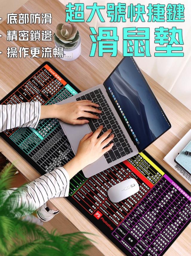 【預購商品】【1226結單】【批發】【第二團】超大號快捷鍵滑鼠墊 251225-12