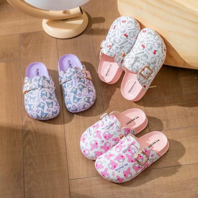 📌三麗鷗Sanrio印花復古勃肯鞋子 拖鞋