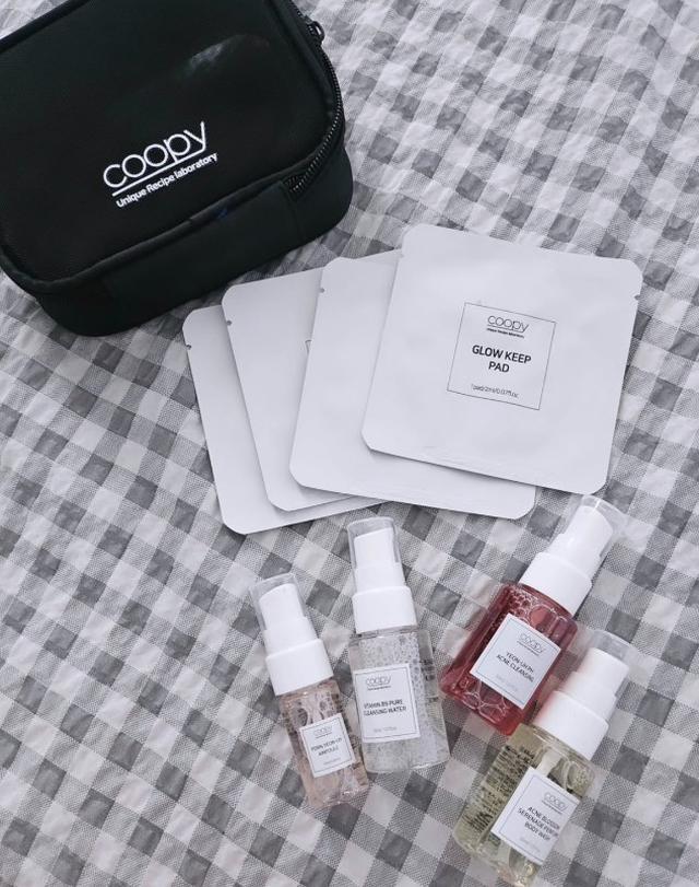 韓國COOPY PDRN輕奢保養旅行組附原廠網格收納包#12/27#現貨在台限量商品