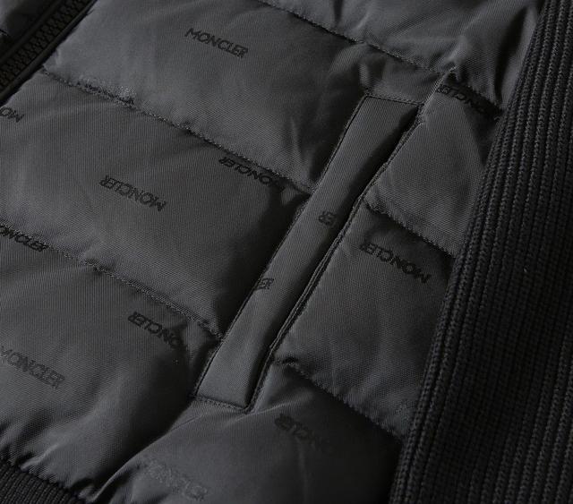 MON*CLER 蒙口 🆕25秋冬最新款羊毛针织拼接羽绒服