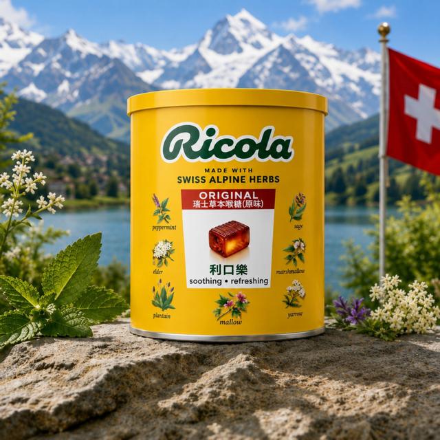 預購 利口樂 Ricola 利口樂喉糖250g-原味-9/16號中午12點結單