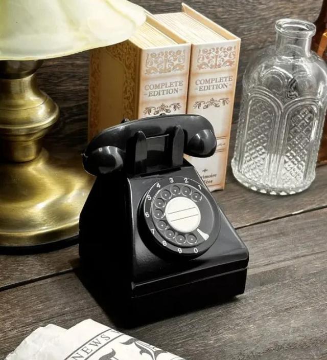 🔥日本製🇯🇵EUREKA 造型巧克力罐 巧克力包 復古電話 黑電話 #12/31