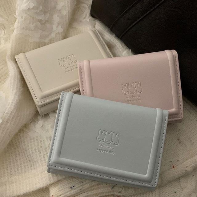 ️韓系奶油色系可愛短款錢包(預購)