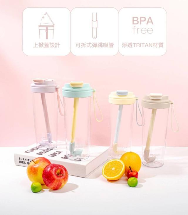 樂扣樂扣嚼對FUN飲掀蓋吸管杯/850ml#07/07