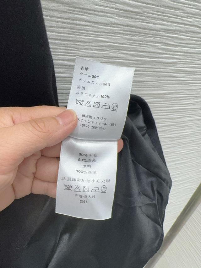 Prad* 👑2025FW新款西装外套 经典三角牌装饰 双排扣
