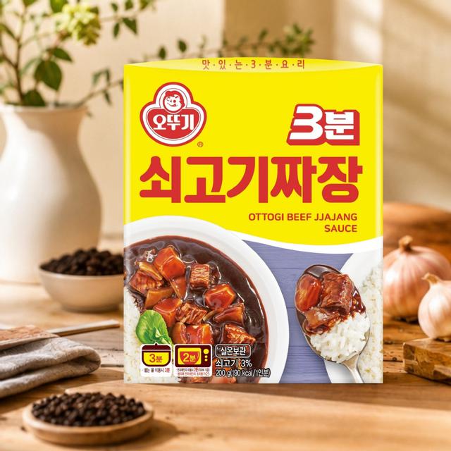 限量預購 韓國不倒翁三分鐘調理包-牛 肉炸醬200g《一組2盒》