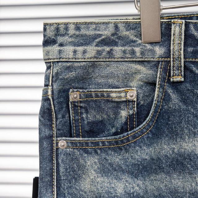 杜嘉班纳DG手绘涂鸦牛仔长裤