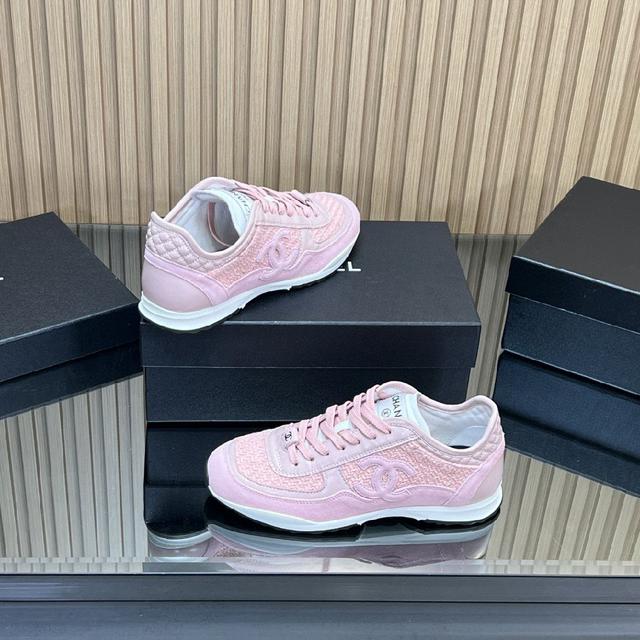 情侣款 ✅升级版本，顶级品质！CHANEL 25p春夏新款运动鞋